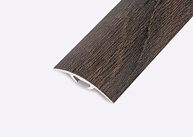 Порог (стык) Русский профиль  разноуровневый ламинированный с дюб, 30*2700 мм, Венге